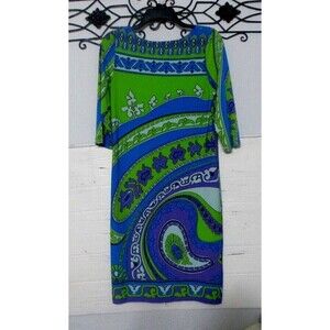 Maggie Sweet Knit Midi Dress Size M Multicolored Long Sleeve Round Neck